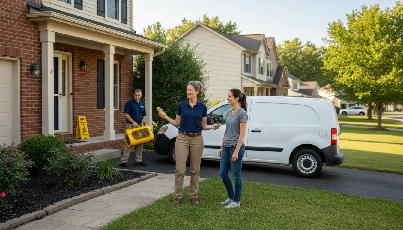 Water restoration image for Home Water Damage Repair in Fisher, AR
